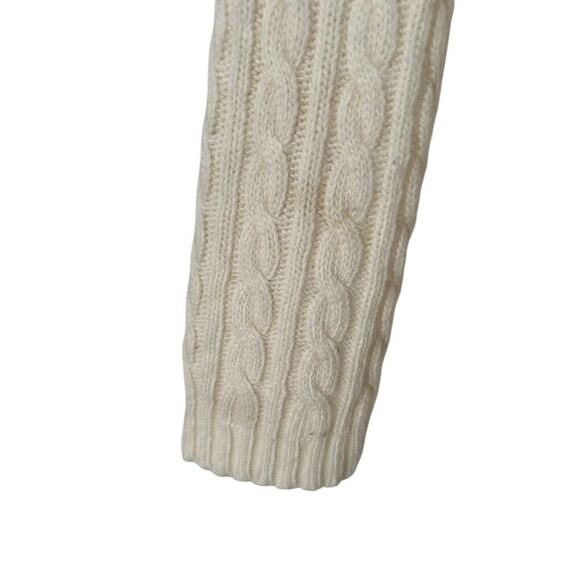 Ann Taylor Loft Sweater Size S Ivory Angora Rabbit Hair Blend Open Cardigan - Picture 5 of 11